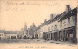 FRANCE - Saint Arnoult - La Place - Animé - Carte Postale Ancienne - St. Arnoult En Yvelines