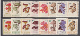 Bulgaria 1961 - Mushrooms, Mi-Nr. 1263/70+1271/78, Used - Usati