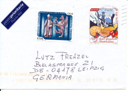 Italy Cover Sent Air Mail To Germany 1-8-2017 Topic Stamps - 2011-20: Cartas & Documentos
