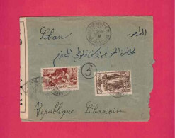 Lettre De 1941 Pour Le Liban - YT N° 122 Et 135 - Exposition Internationale De Paris - Très Rare Destination - Briefe U. Dokumente