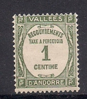 ANDORRE FRANCAIS  TAXE     N°  16   OBLITERE - Used Stamps