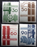 Denmark 1968 Danish Industrie MiNr.470-73  MNH (**)  (lot F 2433) - Ongebruikt