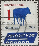 NETHERLANDS 2014 Dutch Icons - 1 (€1.05) - Freisian Cow FU - Used Stamps