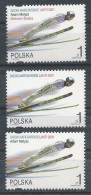 Poland Stamps MNH ZC.3730 I+II+III: Sport Adam Malysz - Ungebraucht