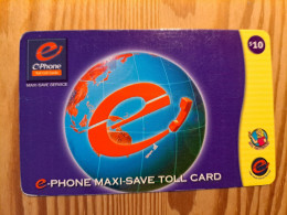 Prepaid Phonecard New Zealand, Telstra, E-Phone - Nueva Zelanda