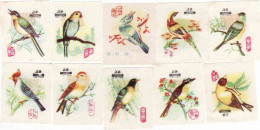 China Set 10 Different Matchbox Labels, Fauna, Bird - Boites D'allumettes - Etiquettes