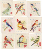 China Set 9 Different Matchbox Labels, Fauna, Bird - Boites D'allumettes - Etiquettes