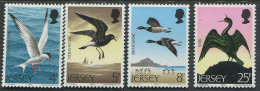 Jersey:Unused Stamps Birds, Gulls, Geese, 1975, MNH - Gabbiani