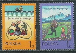 Poland Stamps MNH ZC.3737-38: Regards - Ungebraucht