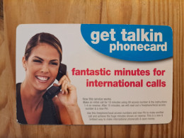 Prepaid Phonecard United Kingdom, Get Talkin - Woman - Bedrijven Uitgaven