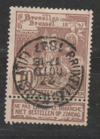 COB 73 Oblitération Centrale BRUXELLES (LEGISLATIF) - 1894-1896 Esposizioni