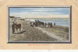 NAIRN - THE BEACH LOOKING WEST - Nairnshire