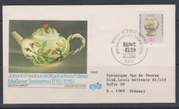 Allemagne RFA FDC 1982 950 Porcelaine De Meissen  - 1981-1990