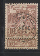 COB 73 Oblitération Centrale Ambulant ERQUELINNES-LIEGE 1 - 1894-1896 Tentoonstellingen