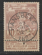 COB 73 Oblitération Centrale HANSBEKE - 1894-1896 Tentoonstellingen