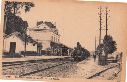 SAINT-MAMMES (Seine-et-Marne) - La Gare - Train En Attente - Saint Mammes