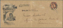 Queensland - Postal Stationery: 1904, 1d Orange QV Printed-to-order Envelope, Ma - Brieven En Documenten