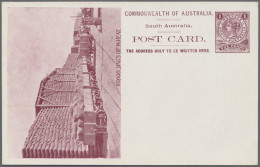 South Australia - Postal Stationery: 1908, 1d Purple QV Postcard Scenic Issue '1 - Otros & Sin Clasificación