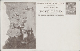 South Australia - Postal Stationery: 1908, 1d Black-brown QV Postcard Scenic Iss - Autres & Non Classés