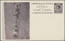 South Australia - Postal Stationery: 1908, Pictorial Stat. Postcards QV 1d. (Ade - Other & Unclassified