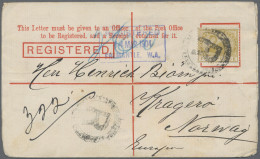 Western Australia - Postal Stationery: 1904, 3d Brown QV Registered Envelope, Up - Sonstige & Ohne Zuordnung