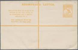 Australia - Postal Stationery: 1913, Roo Stationery (4): Envelope 1d Uprated SA - Postal Stationery