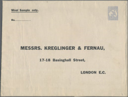 Australia - Postal Stationery: 1916, 6d Blue Kangaroo, Large Size Stamped-to-ord - Entiers Postaux