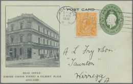 Australia - Postal Stationery: 1931, 1d Green KGV Embossed Stamped-to-order Post - Interi Postali