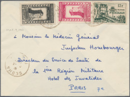 Fezzan: 1951, 1 F Black, 2 F Rose And 12 F Green Tied By Cds "SEBHA 9 3 1951" To - Cartas & Documentos