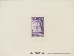 Fezzan - Postage Dues: 1950, 1 Fr - 20 Fr, Postage Dues, 6 Values As Single "épr - Cartas & Documentos