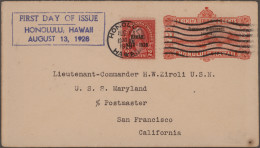 Hawaii - Postal Stationary: 1928, 2c Carmine Overprinted "HAWAI 1778-1928", Tied - Hawai