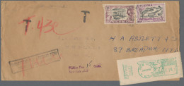 Nigeria: 1959 Cover From Benin To New York Franked By 1953-58 3d. And 1s. Tied " - Nigeria (...-1960)