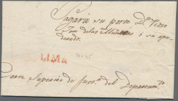 Peru - Pre Adhesives  / Stampless Covers: 1823/30, Four Folded Envelopes With Ve - Perú