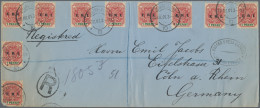 Transvaal - Postal Stationery: 1901/02 Postal Stationery Registered Env. 4d. Opt - Transvaal (1870-1909)