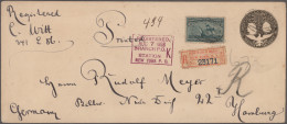 United States - Postal Stationary: 1893 Postal Stationery Envelope 10c. Slate Br - Sonstige & Ohne Zuordnung