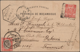 Zanzibar: 1904, 1a. Red Tied By Illegible Squared Circle To Picture Post Card Sh - Zanzibar (...-1963)