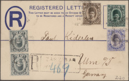 Zanzibar - Postal Stationery: 1913, 12 C Violett Postal Stationery Registered En - Zanzibar (...-1963)