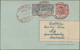 Airmail - Europe: ITALIEN, 1926, 1.4. Erstflug Venedig-Pavia (Sas.Nr.55d) Und Sp - Autres - Europe