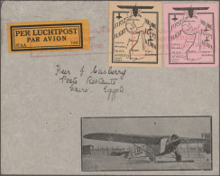 Airmail - Europe: 1928 (Nov 27), "Miss Africa" Flight From Amsterdam To Cairo (t - Otros - Europa