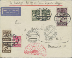 Zeppelin Mail - Germany: 1931, Polarfahrt, Zuleitung Danzig, Brief Von Friedrich - Correo Aéreo & Zeppelin