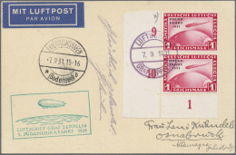Zeppelin Mail - Germany: 1931 "Polarfahrt" 2 M. Im Senkr., Linken, Unteren Eckra - Poste Aérienne & Zeppelin