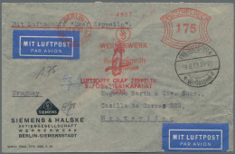 Zeppelin Mail - Germany: 1933, 5. Südamerikafahrt, Interessanter Und Seltener Ze - Poste Aérienne & Zeppelin