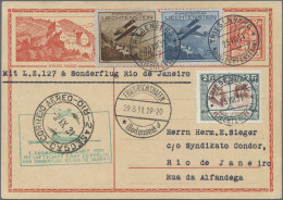 Zeppelin Mail - Europe: 1931, LIECHTENSTEIN, 1.Südamerikafahrt Bis Rio Auf 20 Rp - Otros - Europa