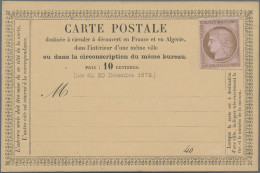Thematics: Advertising Postal Stationery: 1873, ADVERTISING POSTCARD FORERUNNER: - Autres
