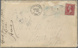 Thematics: Arctic: 1900, Alaska/Canada Winter Mail, Cover Bearing Washington 2c. - Autres
