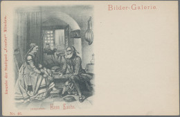 Thematics: Printing-Dürer: 1897, MÜNCHEN COURIER, Ungebr. Bildpostkarte Mit Aufg - Andere