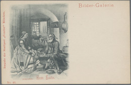 Thematics: Printing-Dürer: 1897, MÜNCHEN COURIER, Ungebr. Bildpostkarte Mit Aufg - Autres