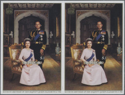 Thematics: Royalty, Nobility: 1986, NIUE: 60th Birthday Of QEII $3 Miniature She - Familles Royales