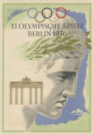 Thematics: Olympic Games: 1936, BERLIN, Schmuckblatt-Telegramm C 187 LX 13 "XI.O - Andere & Zonder Classificatie