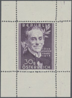 Thematics:  Theater: 1950, 30 G "100 Geburtstag Alexander Girardi" (Schauspieler - Théâtre